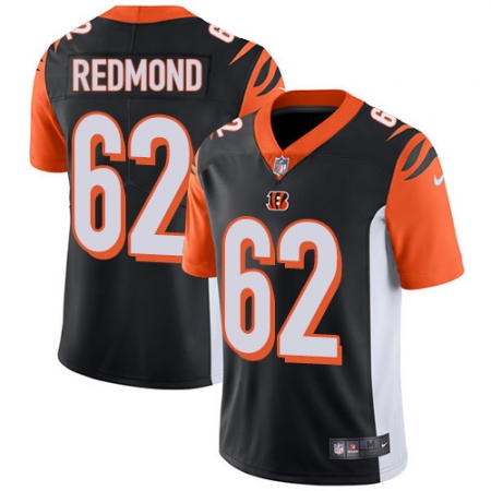 Men's Nike Cincinnati Bengals #62 Alex Redmond Black Team Color Vapor Untouchable Limited Player NFL Jersey