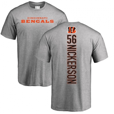 NFL Nike Cincinnati Bengals #56 Hardy Nickerson Ash Backer T-Shirt