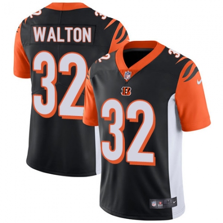 Youth Nike Cincinnati Bengals #32 Mark Walton Black Team Color Vapor Untouchable Limited Player NFL Jersey