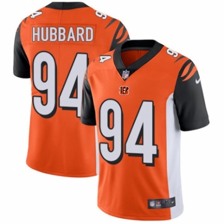Men's Nike Cincinnati Bengals #94 Sam Hubbard Orange Alternate Vapor Untouchable Limited Player NFL Jersey