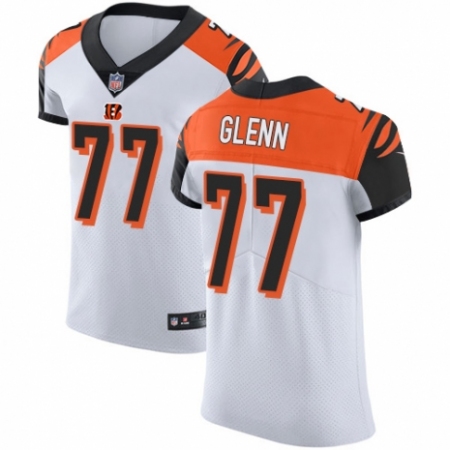 Men's Nike Cincinnati Bengals #77 Cordy Glenn White Vapor Untouchable Elite Player NFL Jersey