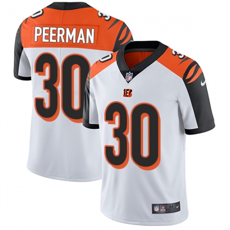 Men's Nike Cincinnati Bengals #30 Cedric Peerman Vapor Untouchable Limited White NFL Jersey