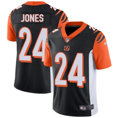 Youth Nike Cincinnati Bengals #24 Adam Jones Elite Black Team Color NFL Jersey