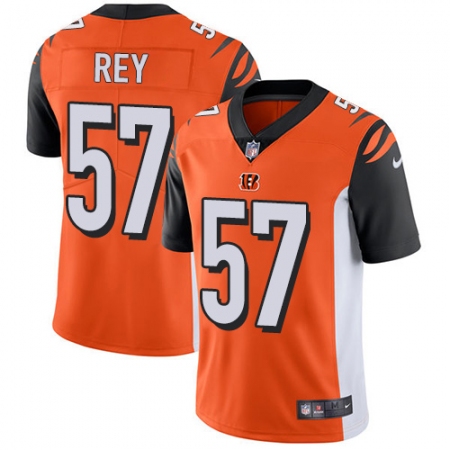 Youth Nike Cincinnati Bengals #57 Vincent Rey Vapor Untouchable Limited Orange Alternate NFL Jersey