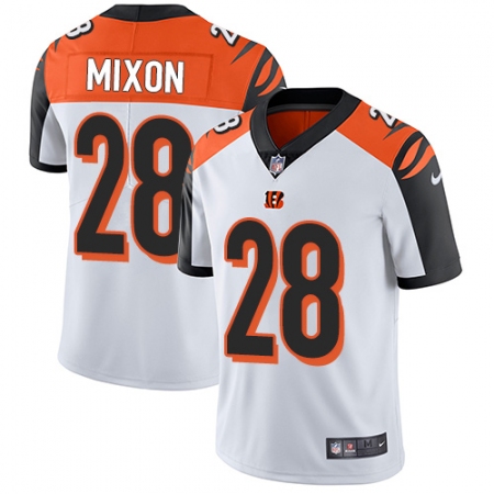 Men's Nike Cincinnati Bengals #28 Joe Mixon Vapor Untouchable Limited White NFL Jersey