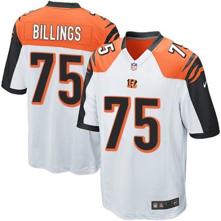 Men's Nike Cincinnati Bengals #75 Andrew Billings Game White NFL Jersey