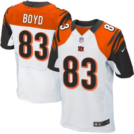 Men's Nike Cincinnati Bengals #83 Tyler Boyd Elite White NFL Jersey