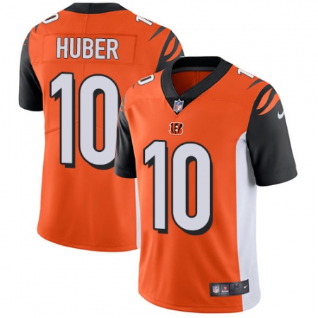 Youth Nike Cincinnati Bengals #10 Kevin Huber Vapor Untouchable Limited Orange Alternate NFL Jersey