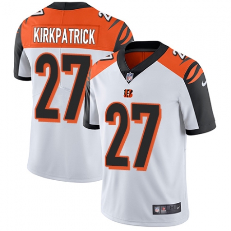 Men's Nike Cincinnati Bengals #27 Dre Kirkpatrick Vapor Untouchable Limited White NFL Jersey