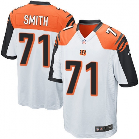 Youth Nike Cincinnati Bengals #71 Andre Smith Game White NFL Jersey