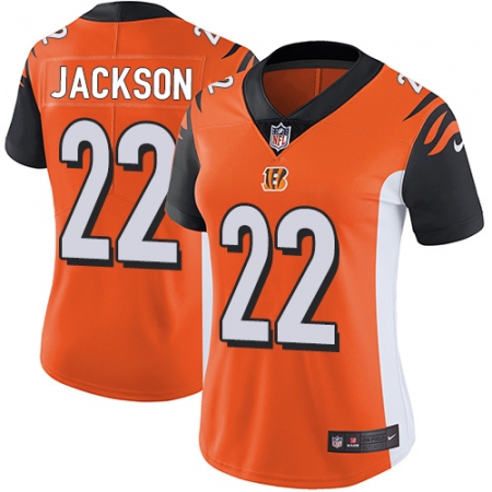 Women's Nike Cincinnati Bengals #22 William Jackson Vapor Untouchable Limited Orange Alternate NFL Jersey