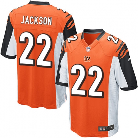 Men's Nike Cincinnati Bengals #22 William Jackson Game Orange Alternate NFL Jersey