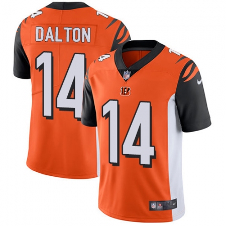 Youth Nike Cincinnati Bengals #14 Andy Dalton Elite Orange Alternate NFL Jersey