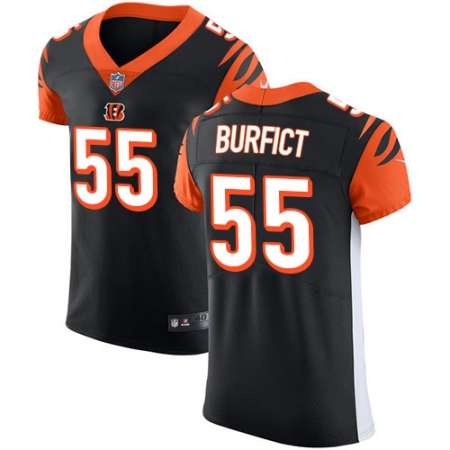 Men's Nike Cincinnati Bengals #55 Vontaze Burfict Black Team Color Vapor Untouchable Elite Player NFL Jersey