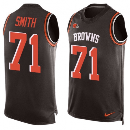 Men's Nike Cincinnati Bengals #71 Andre Smith Limited Black Player Name & Number Tank Top NFL Jersey