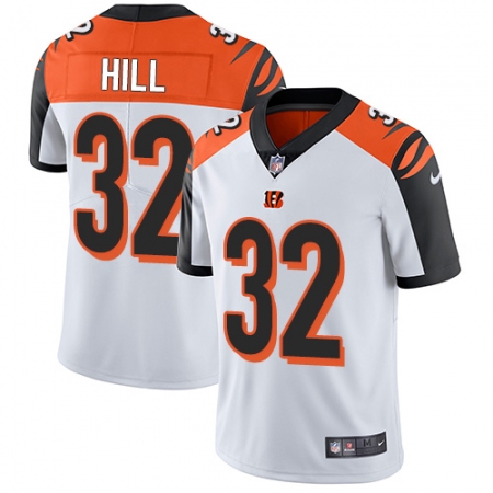 Men's Nike Cincinnati Bengals #32 Jeremy Hill Vapor Untouchable Limited White NFL Jersey