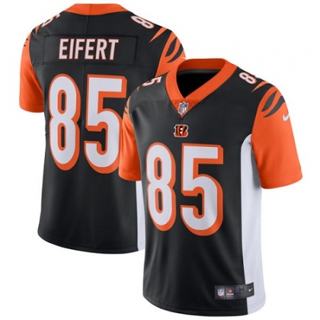 Youth Nike Cincinnati Bengals #85 Tyler Eifert Elite Black Team Color NFL Jersey