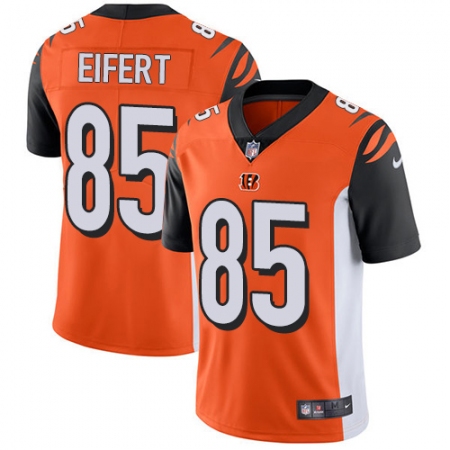 Youth Nike Cincinnati Bengals #85 Tyler Eifert Elite Orange Alternate NFL Jersey