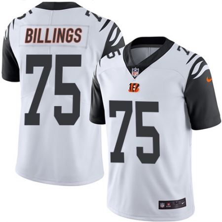 Youth Nike Cincinnati Bengals #75 Andrew Billings Limited White Rush Vapor Untouchable NFL Jersey