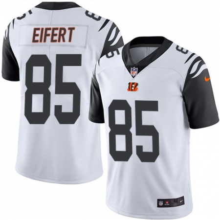 Men's Nike Cincinnati Bengals #85 Tyler Eifert Elite White Rush Vapor Untouchable NFL Jersey