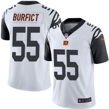 Men's Nike Cincinnati Bengals #55 Vontaze Burfict Limited White Rush Vapor Untouchable NFL Jersey