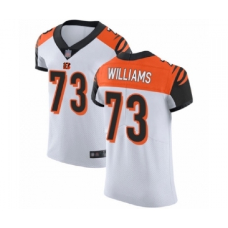 Men's Cincinnati Bengals #73 Jonah Williams White Vapor Untouchable Elite Player Football Jersey