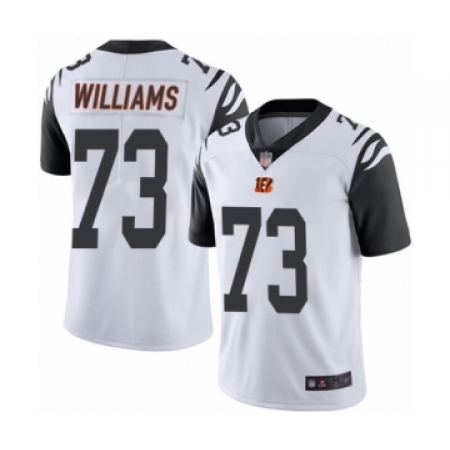 Men's Cincinnati Bengals #73 Jonah Williams Limited White Rush Vapor Untouchable Football Jersey