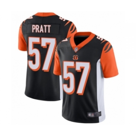 Men's Cincinnati Bengals #57 Germaine Pratt Black Team Color Vapor Untouchable Limited Player Football Jersey
