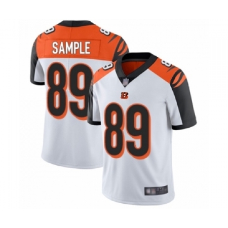 Youth Cincinnati Bengals #89 Drew Sample White Vapor Untouchable Limited Player Football Jersey