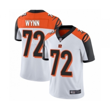 Youth Cincinnati Bengals #72 Kerry Wynn White Vapor Untouchable Limited Player Football Jersey