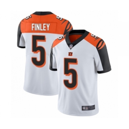 Youth Cincinnati Bengals #5 Ryan Finley White Vapor Untouchable Limited Player Football Jersey